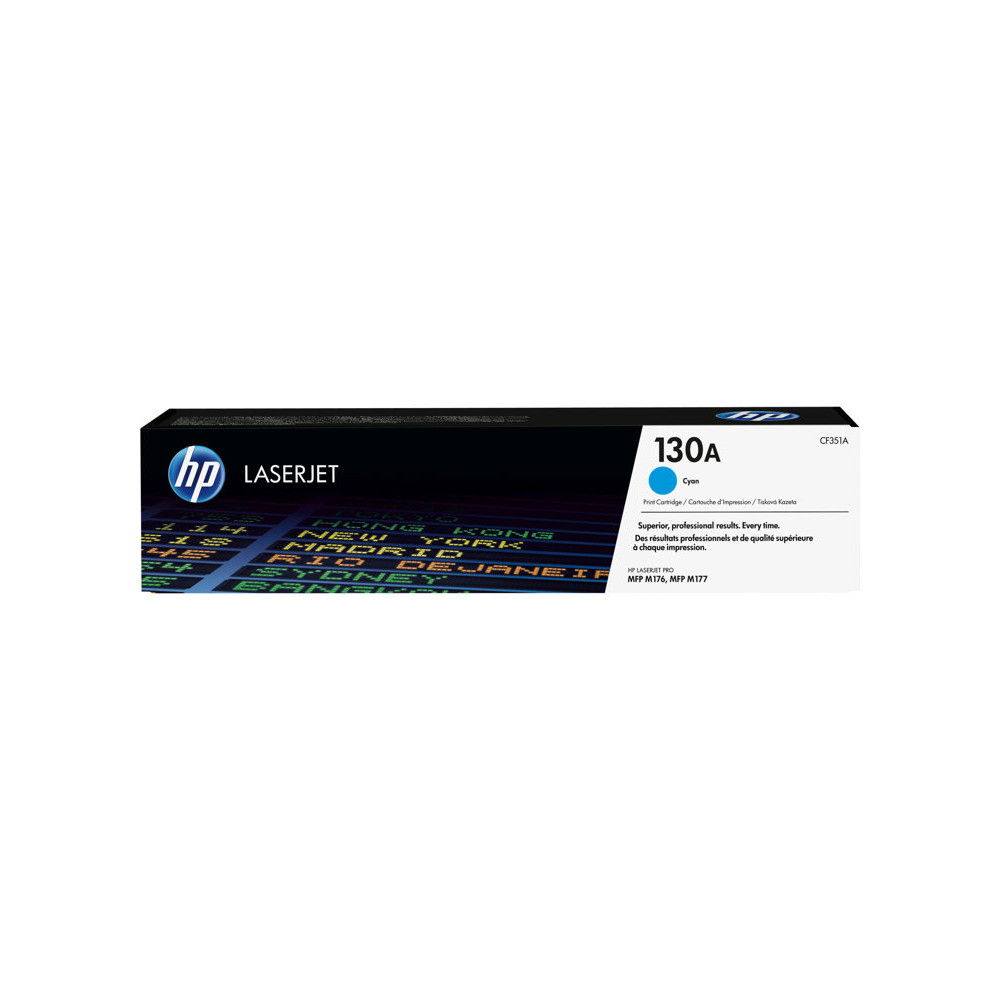 HP 130A original Toner cartridge CF351A cyan standard capacity 1.000 pages 1-pack