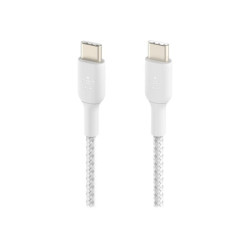 BELKIN BOOST CHARGE USB-C to USB-C 2.0 Cable Braided 1M White redeal.fr