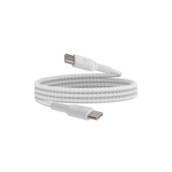 BELKIN BOOST CHARGE USB-C to USB-C 2.0 Cable Braided 1M White redeal.fr