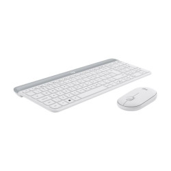 LOGITECH Slim Wireless Keyboard and Mouse Combo MK470 OFFWHITE (FR) redeal.fr