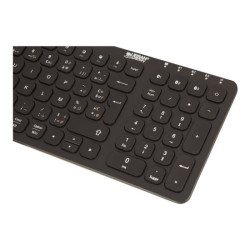 URBAN FACTORY Clavier Bluetooth & 2.4GHZ avec batterie rechargeable (micro usb) AZERTY redeal.fr