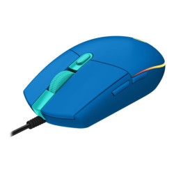 LOGITECH Gaming Mouse G203 LIGHTSYNC Mouse optical 6 buttons wired USB blue redeal.fr