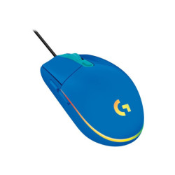 LOGITECH Gaming Mouse G203 LIGHTSYNC Mouse optical 6 buttons wired USB blue redeal.fr
