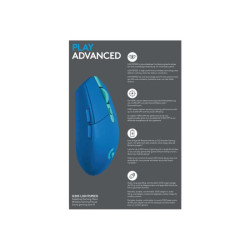 LOGITECH G305 LightSpeed Wireless Gaming Mouse - BLUE - EER2 redeal.fr