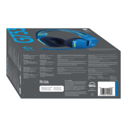 LOGITECH G G733 LIGHTSPEED Wireless RGB Gaming Headset Headset full size 2.4 GHz wireless blue redeal.fr
