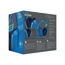 LOGITECH G G733 LIGHTSPEED Wireless RGB Gaming Headset Headset full size 2.4 GHz wireless blue redeal.fr