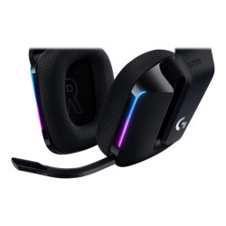 LOGITECH G G733 LIGHTSPEED Wireless RGB Gaming Headset Headset full size 2.4 GHz wireless black redeal.fr