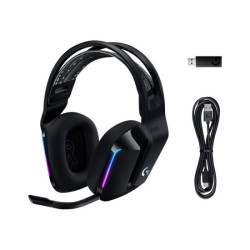 LOGITECH G G733 LIGHTSPEED Wireless RGB Gaming Headset Headset full size 2.4 GHz wireless black redeal.fr