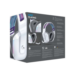 LOGITECH G G733 LIGHTSPEED Wireless RGB Gaming Headset Headset full size 2.4 GHz wireless white redeal.fr