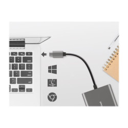 TRUST Adaptateur DALYX USB-C 3 en 1 HDMI USB USB-C redeal.fr