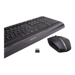 CHERRY GENTIX Desktop Wireless desktop Keyboard and Mouse USB black (FR) redeal.fr