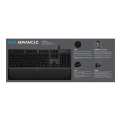 LOGITECH G513 Carbon Lightsync RGB Mechanical Gaming Keyboard GX Brown Carbon FRA Central redeal.fr