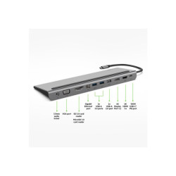 BELKIN Station daccueil USB-C Docking 2 écrans HDMI DP VGA 100W PD redeal.fr
