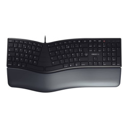 CHERRY KC 4500 ERGO Wired keyboard 109+3 keys USB black (FR) redeal.fr