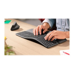 LOGITECH ERGO K860 - GRAPHITE - 2.4GHZ/BT - CENTRAL (FR) redeal.fr