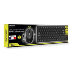 PORT DESIGNS Pack Keyboard + Mouse Medium Wireless redeal.fr