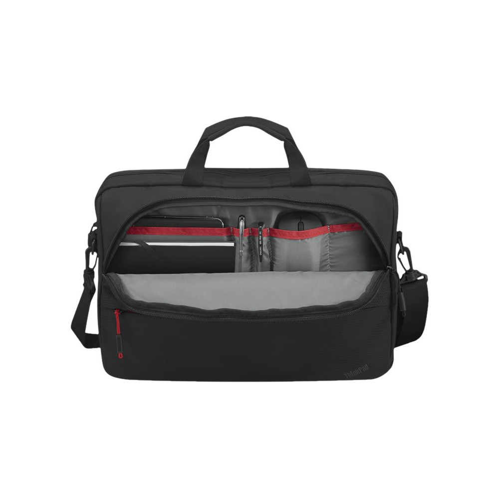 Lenovo ThinkPad Essential Topload (Eco) - Sacoche pour ordinateur portable - 16p - Noir avec des touches de rouge - ThinkRed