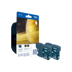BROTHER LC-1100 cartouche d encre cyan, magenta et jaune capacité standard 3 x 7.5ml 3 x 325 pages 3-pack blister sans alarme