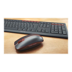 CHERRY STREAM Desktop Recharge Wireless keyboard / mouse set USB black Rechargeable (FR) redeal.fr
