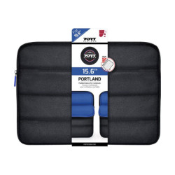 PORT DESIGNS Essential Padded Laptop Sleeve For notebooks up to 15.6p Full padded structure with 7mm foam panels for