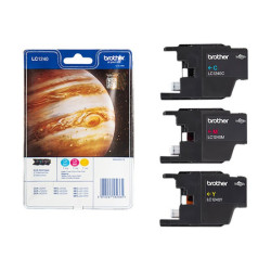 BROTHER LC-1240 cartouche d encre cyan, magenta et jaune haute capacité 600 pages 1-pack blister sans alarme
