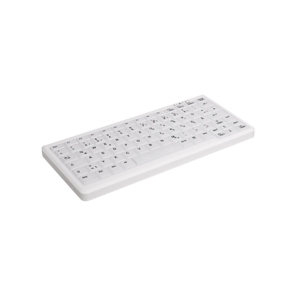 CHERRY AK-C4110F-U1-W/FR Wired keyboard compact without numpad washable USB white (FR) redeal.fr