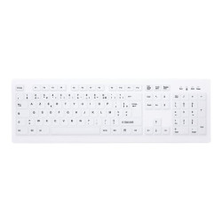 CHERRY AK-C8100F-FU1-W/FR Wireless keyboard standard form washable USB white (FR) redeal.fr