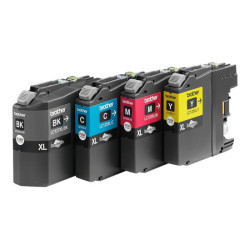 BROTHER LC-127XL cartouche dencre noir et tricolore haute capacité 1-pack blister sans alarme