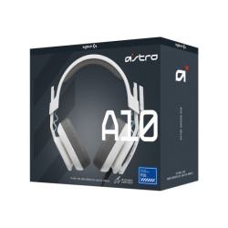 LOGITECH Astro Gaming A10 Gen 2 Headset full size wired 3.5 mm jack white/PS redeal.fr