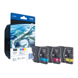 BROTHER LC-985 cartouche d encre cyan, magenta et jaune capacité standard 3 x 260 pages 3-pack blister sans alarme