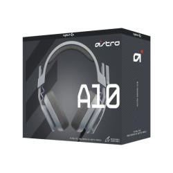 LOGITECH Astro Gaming A10 Gen 2 Headset full size wired 3.5 mm jack grey redeal.fr