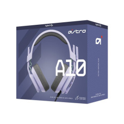 LOGITECH Astro Gaming A10 Gen 2 Headset full size wired 3.5 mm jack lilac redeal.fr