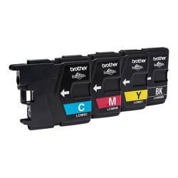 BROTHER LC-985 cartouche d encre noir et tricolore capacité standard nr: 300 pages, cl: 260 pages 4-pack blister sans alarme