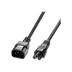 LINDY 2m IEC C14 to IEC C5 Cloverleaf Extension Cable redeal.fr