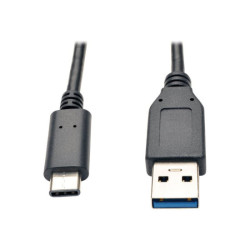 EATON TRIPPLITE USB-C to USB-A Cable M/M USB 3.1 Gen 2 10Gbps Thunderbolt 3 Compatible 3ft. 0.91m redeal.fr