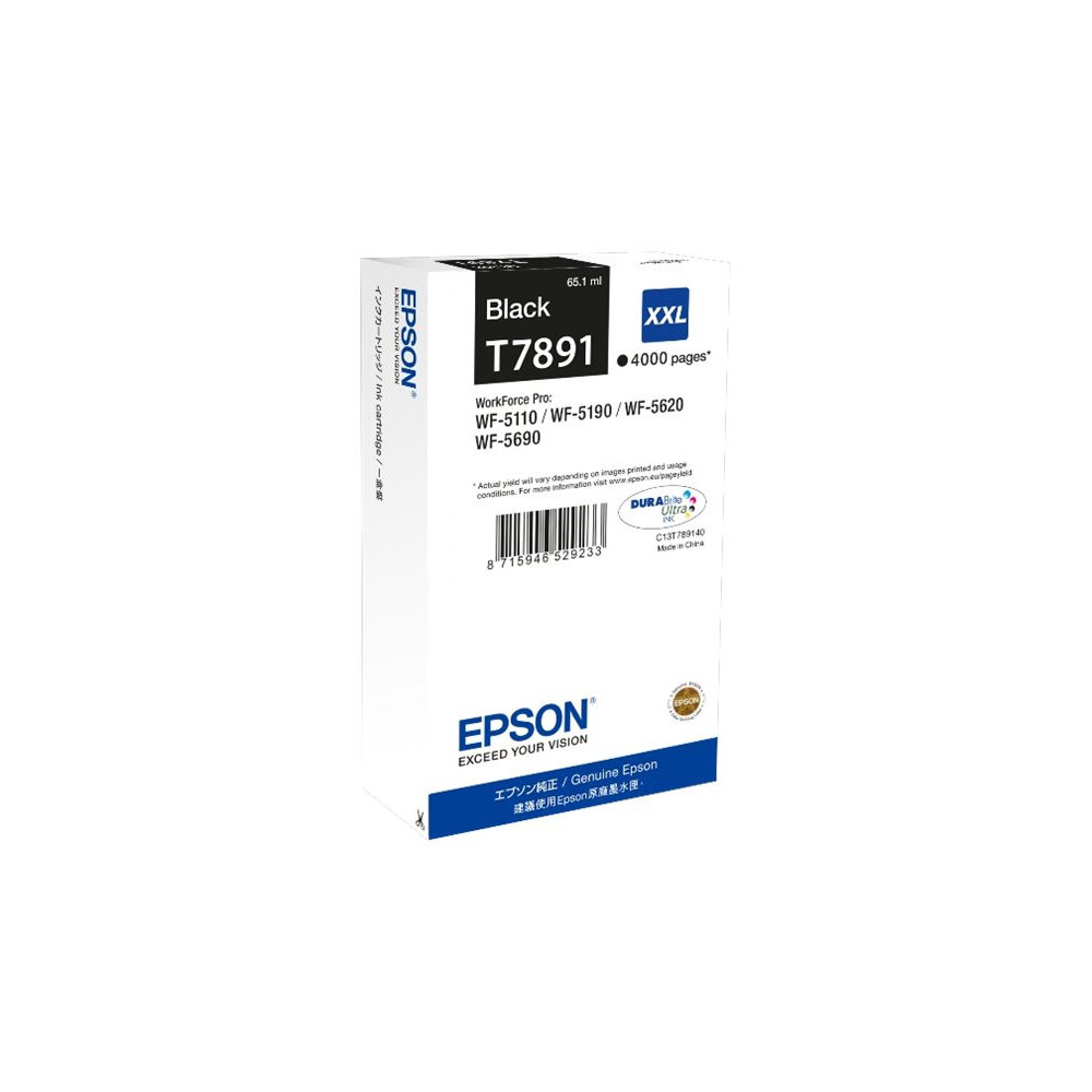 EPSON 1LB T7891 ink cartridge black extra high capacity 4.000 pages 1-pack