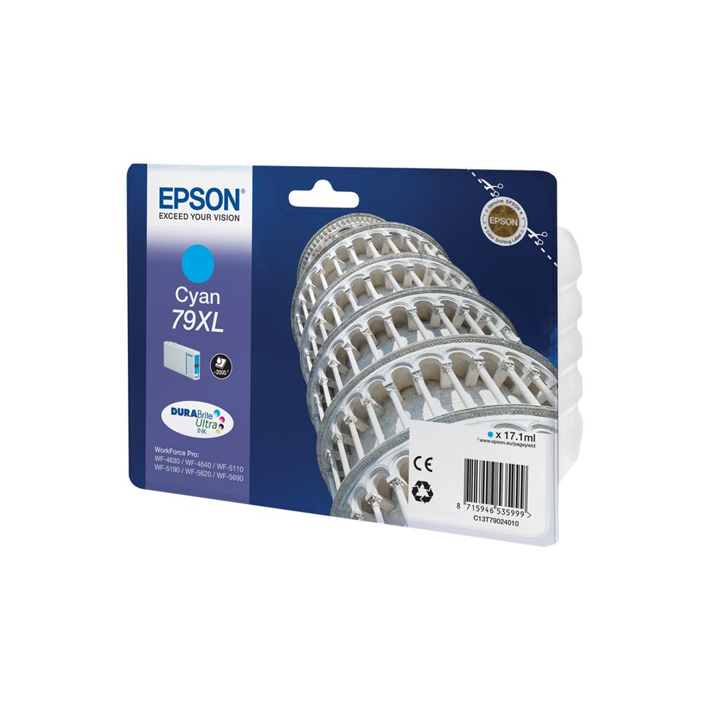 EPSON 1LB 79XL ink cartridge cyan high capacity 17.1ml 2.000 pages 1-pack