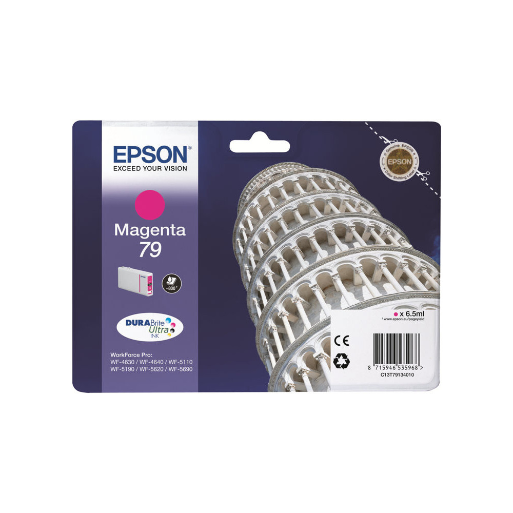 EPSON 1LB 79 ink cartridge magenta standard capacity 6.5ml 800 pages 1-pack