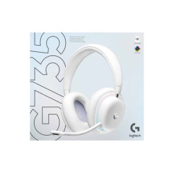 LOGITECH G G735 Headset full size Bluetooth / LIGHTSPEED wireless 3.5 mm jack white mist redeal.fr