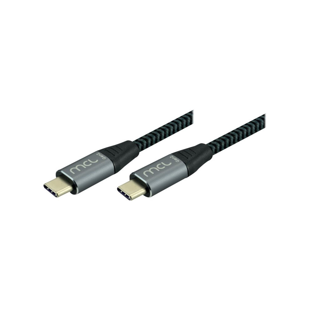 MCL Cable Type C USB 3.2 Male / Male braided Gen 2 10Gb 100W 5A - 2m redeal.fr