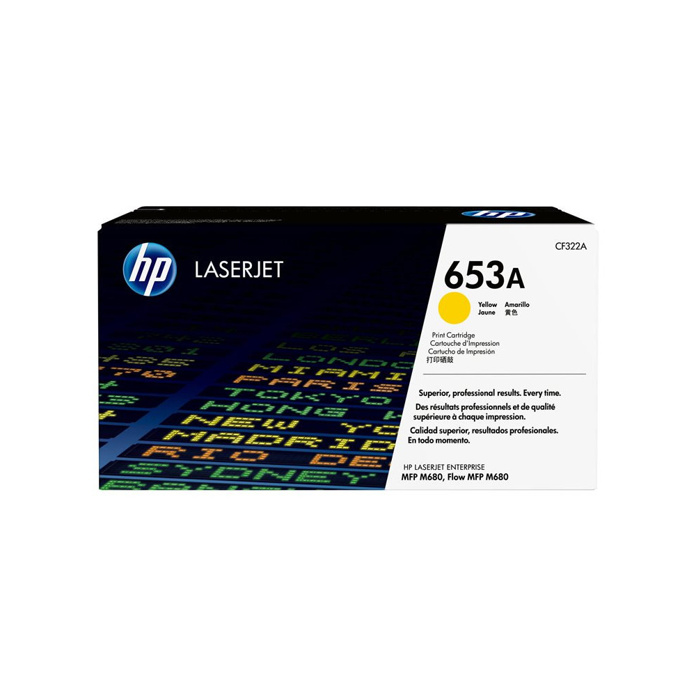 HP 653A original Toner cartridge CF322A yellow standard capacity 16.500 pages 1-pack