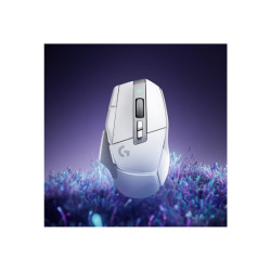 LOGITECH G G502 X LIGHTSPEED Mouse optical 8 buttons wireless 2.4 GHz USB LOGITECH LIGHTSPEED receiver white redeal.fr