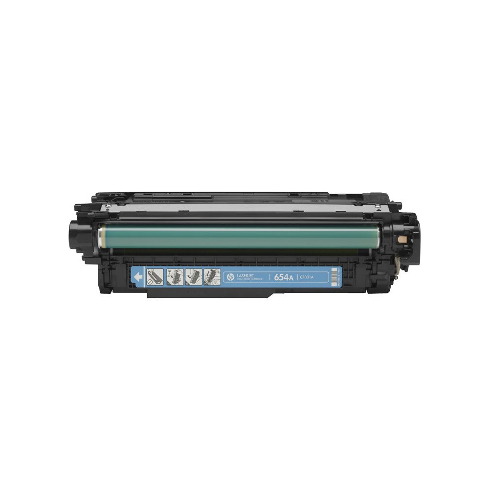HP 654A original Toner cartridge CF331A cyan standard capacity 15.000 pages 1-pack redeal.fr
