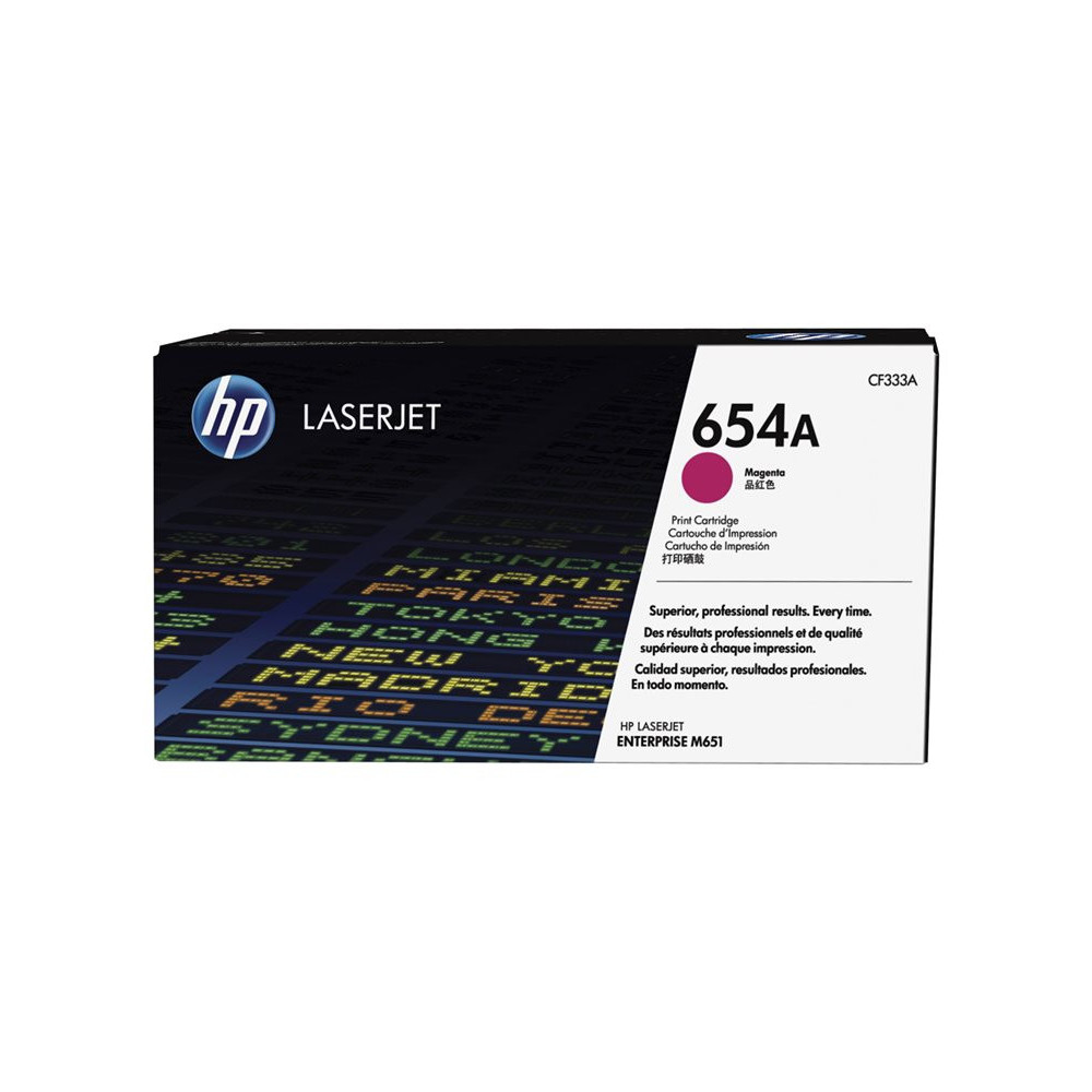 HP 654A original Toner cartridge CF333A magenta standard capacity 15.000 pages 1-pack