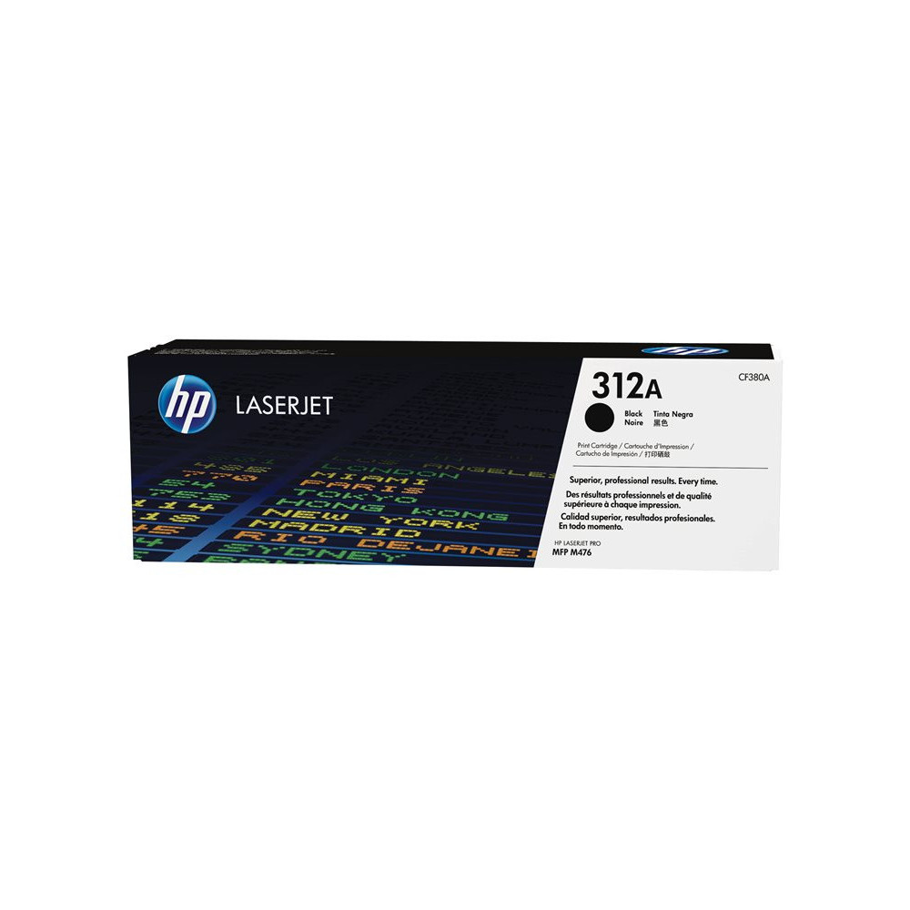 HP 312A original Toner cartridge CF380A black standard capacity 2.400 pages 1-pack