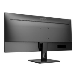 AOC U34E2M  Écran LED - 34" - 3440 x 1440 WQHD @ 100 Hz - VA - 300 cd/m² - 4000:1 - 4 ms - 2xHDMI, DisplayPort - noir