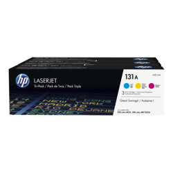 HP 131A original Toner cartridge U0SL1AM cyan magenta yellow standard capacity 3 x 1.800 pages 3-pack redeal.fr