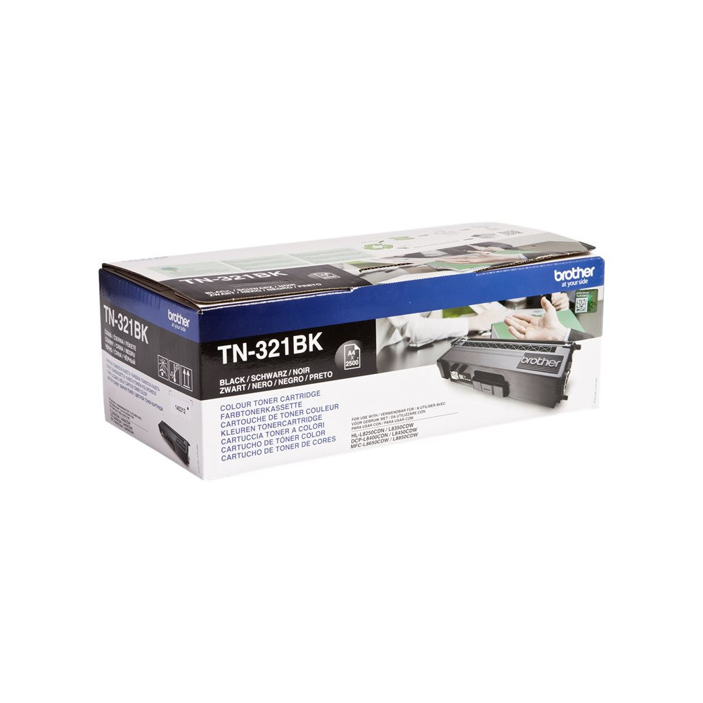 BROTHER TN-321BK cartouche de toner noir capacité standard 2.500 pages pack de 1