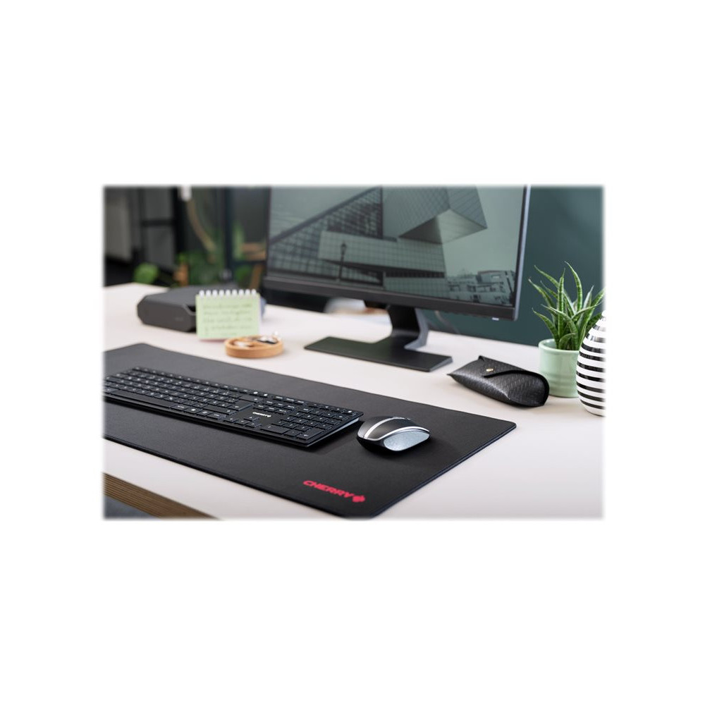 CHERRY KW 9100 SLIM Wireless Keyboard USB and Bluetooth black rechargeable (FR) redeal.fr