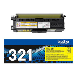 BROTHER TN-321Y cartouche de toner jaune capacité standard 1.500 pages pack de 1